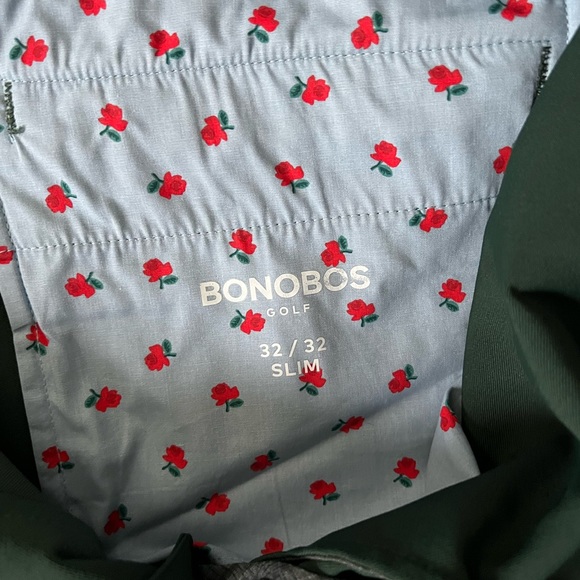 Bonobos Justin Rose Highland Tour pant - forest green - 32x32 like new - Picture 3 of 5